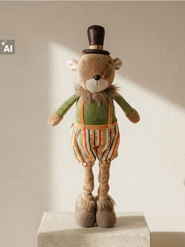 Sinsay - Decorațiune de sine stătătoare în formă de capibara cu motiv de toamnă - multicolor