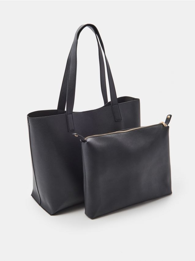 Shopper bag Color black - SINSAY - 3783K-99X