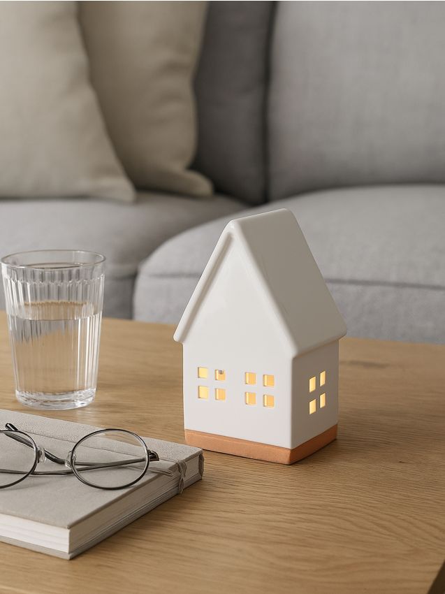 Sinsay - LED lampička v tvare domčeka - biela
