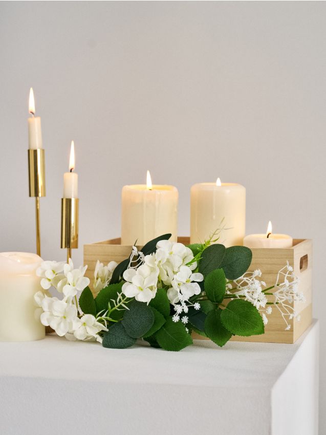 Sinsay - Plantă decorativă cu flori albe - alb