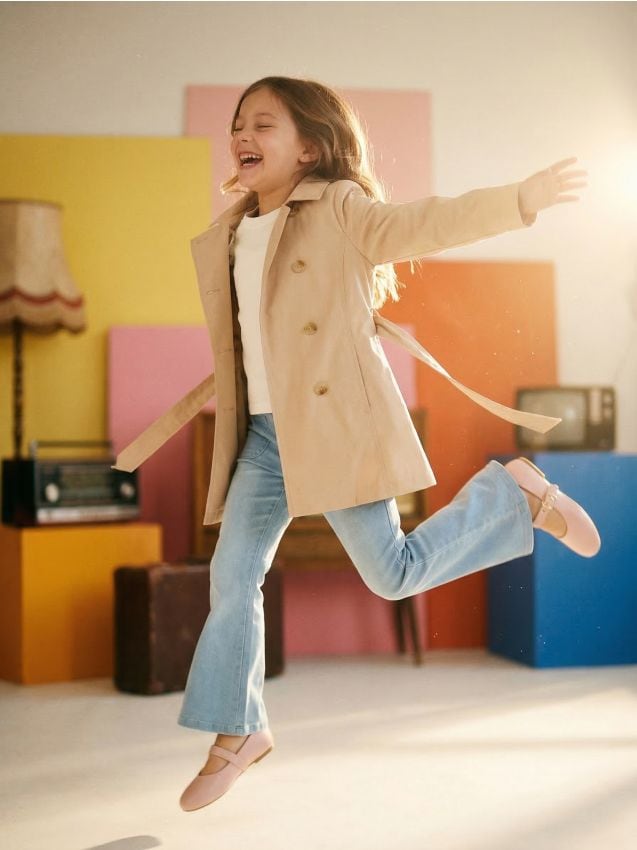 Sinsay - Trenci cu cordon - bej