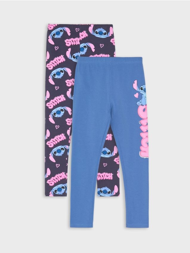 Sinsay - Set 2 colanți din bumbac Lilo & Stitch - multicolor