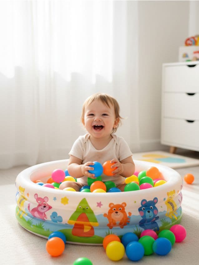 Sinsay - Set de mingi colorate pentru piscină, set de 50 - multicolor