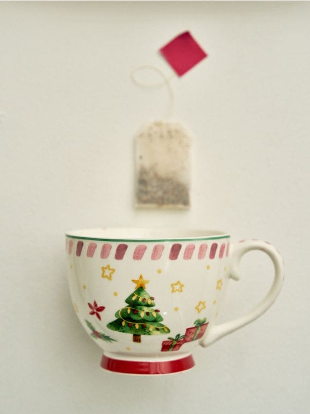 Sinsay - Pohár s vianočným motívom - levanduľová