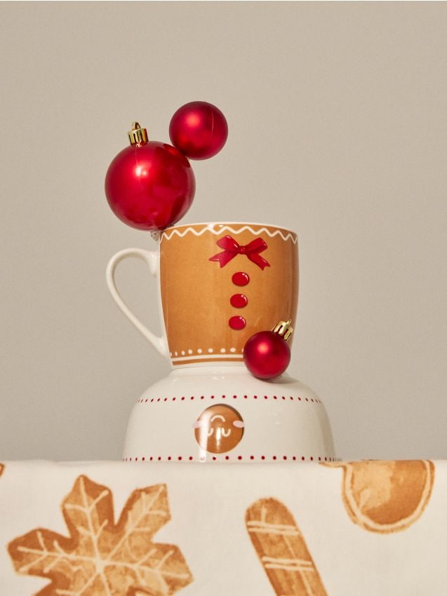 Sinsay - Hrnček a miska s vianočným motívom - viacfarebná