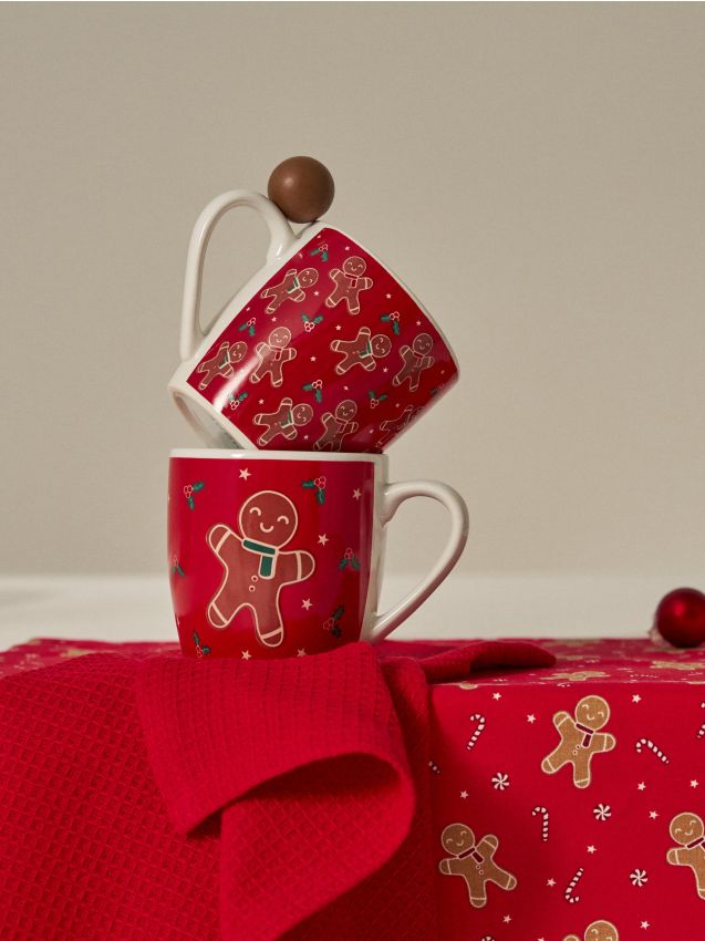 Sinsay - Keramické hrnčeky 2 balenie - červená