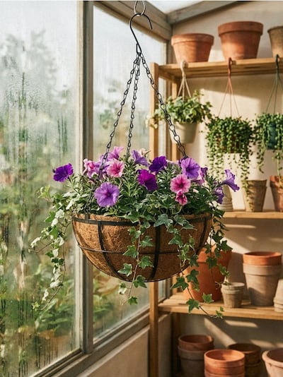 Viseč cvetlični lonec