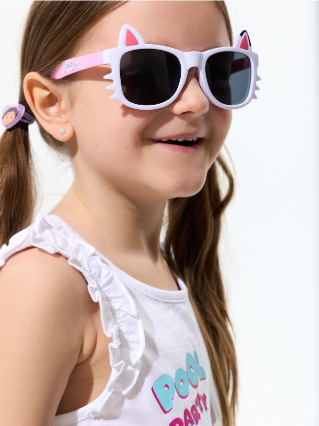 Sinsay - Ochelari de soare cu motiv de pisică Gabbys Dollhouse - multicolor