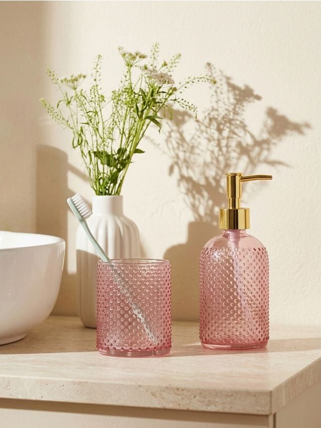 Set da bagno - rosa pastello