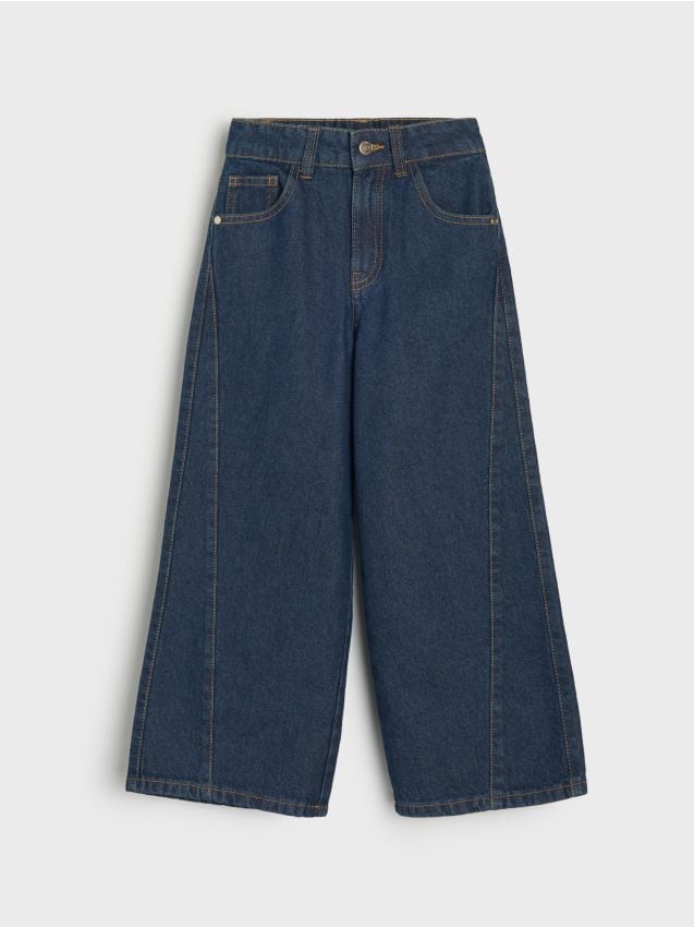 Sinsay - Blugi baggy - bleumarin
