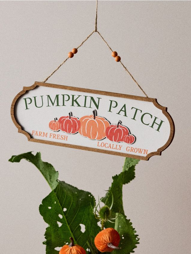 Sinsay - Decorațiune suspendată cu inscripția „Pumpkin Patch” - multicolor