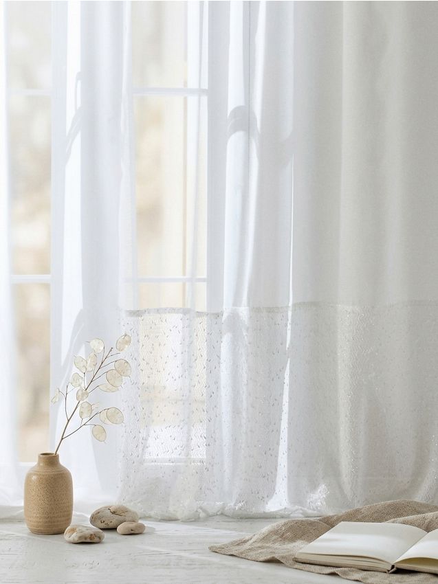 Sinsay - Cortină pe bandă - alb