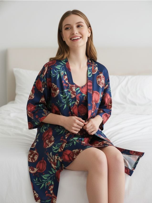 Sinsay - Halat cu motiv de rodie - multicolor