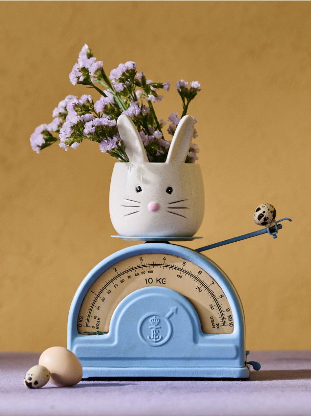 Sinsay - Ghiveci în formă de iepuraș - alb