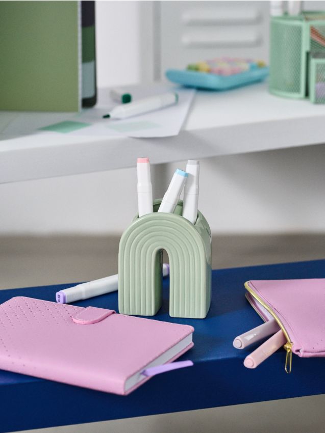 Sinsay - Organizator de birou - verde-maroniu