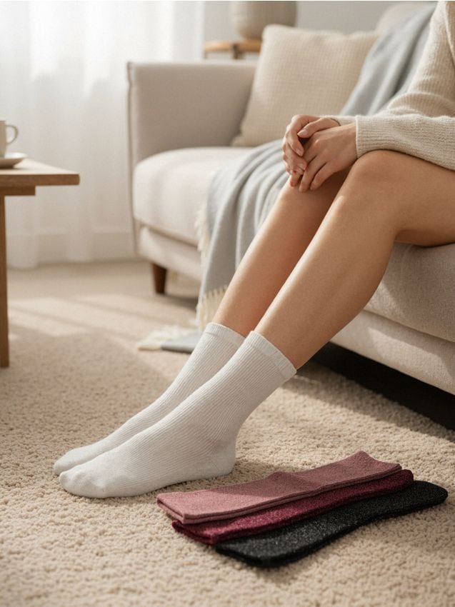 Sinsay - Súprava 4 párov ponožiek - viacfarebná