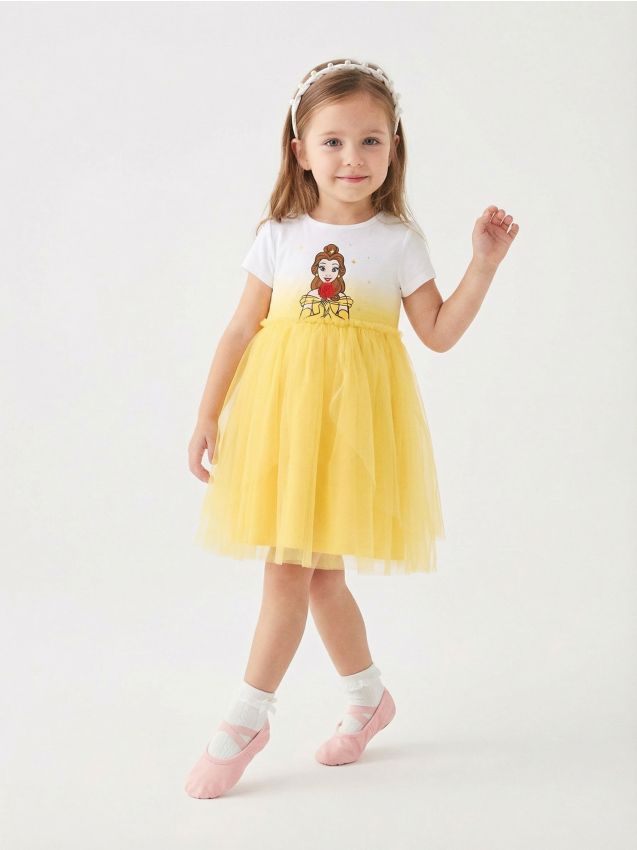 Sinsay - Sukienka z tiulowym dołem Bella - wielobarwny