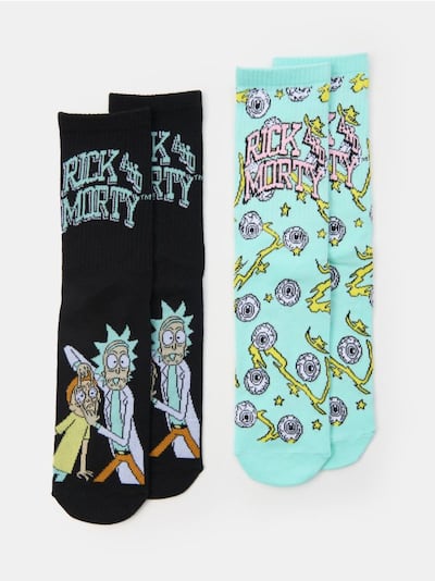Komplet od 2 para čarapa Rick & Morty