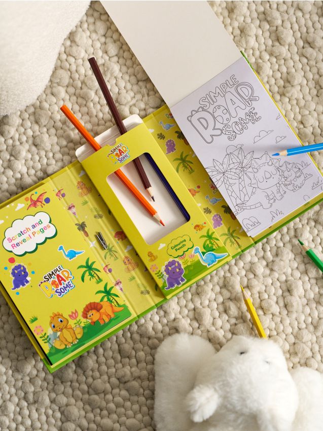 Sinsay - Set creativ pentru colorat și răzuit - multicolor