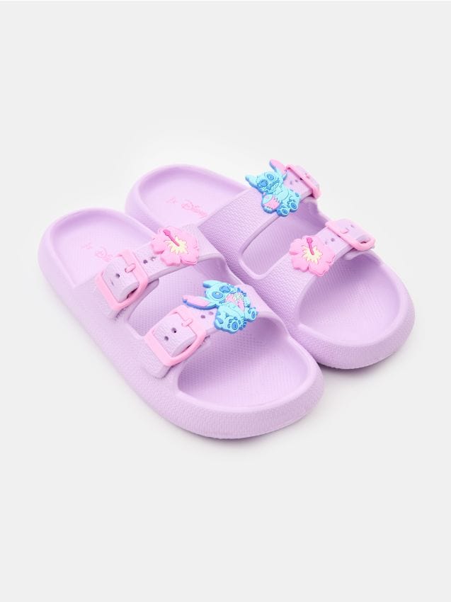 Sinsay - Papuci cu aplicații 3D Stitch - lavand