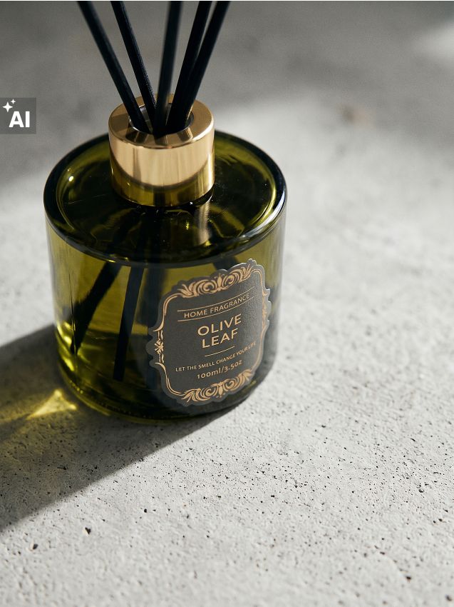 Sinsay - Difuzor de aromă cu bețișoare Olive Leaf - verde-închis