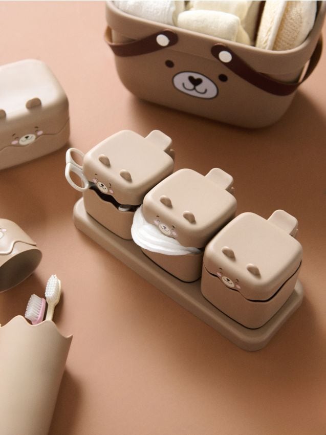 Sinsay - Úložné boxy 3 ks - viacfarebná