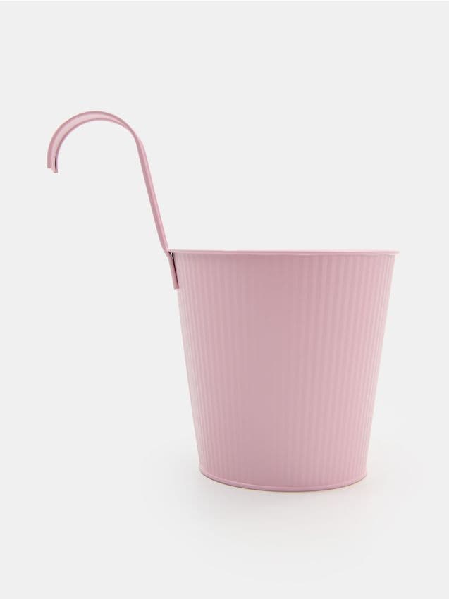 Sinsay - Ghiveci pentru agățat pe balustradă - roz-pastel