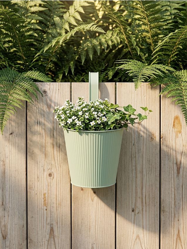 Sinsay - Ghiveci pentru agățat pe balustradă - verde-pal