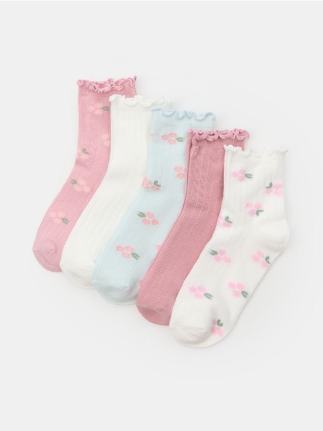 Sinsay - Set de 5 perechi de șosete - multicolor