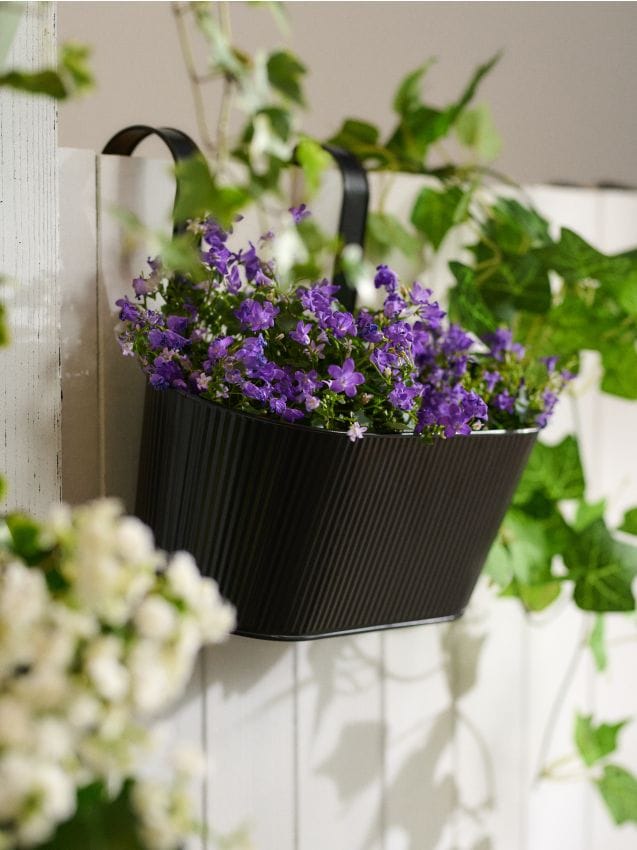 Sinsay - Ghiveci pentru agățat pe balustradă - negru