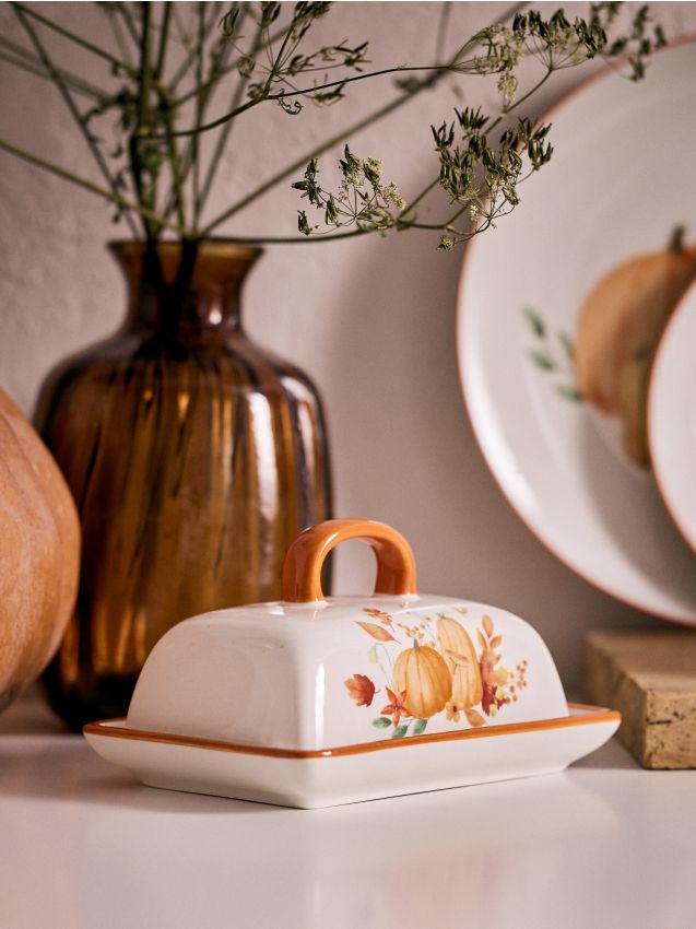 Sinsay - Untieră ceramică cu motiv de dovleac - multicolor