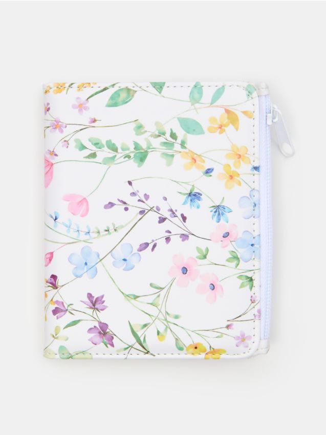 Sinsay - Husă pentru pașaport cu motiv floral - multicolor