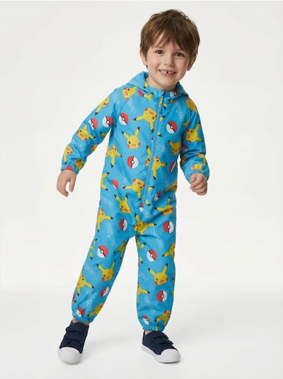 Ολόσωμο με κουκούλα και αδιάβροχο υλικό Pokémon