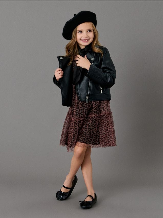 Sinsay - Motorkárska bunda z imitácie kože - čierna