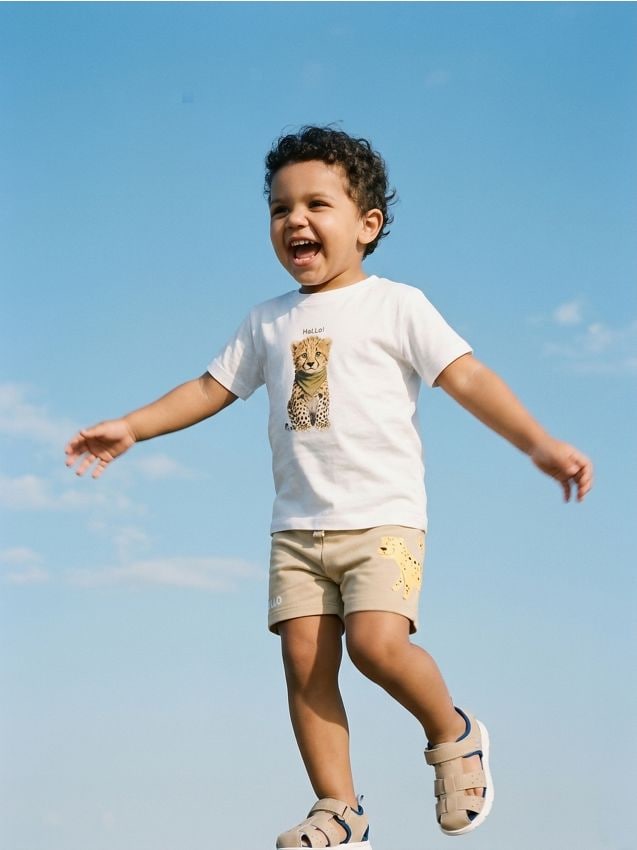 Sinsay - Tricou din bumbac cu imprimeu tigru - alb