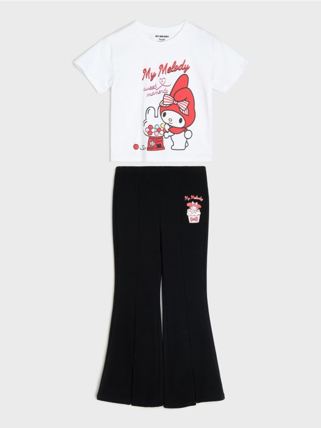 Sinsay - Set din bumbac: tricou și pantaloni My Melody - multicolor