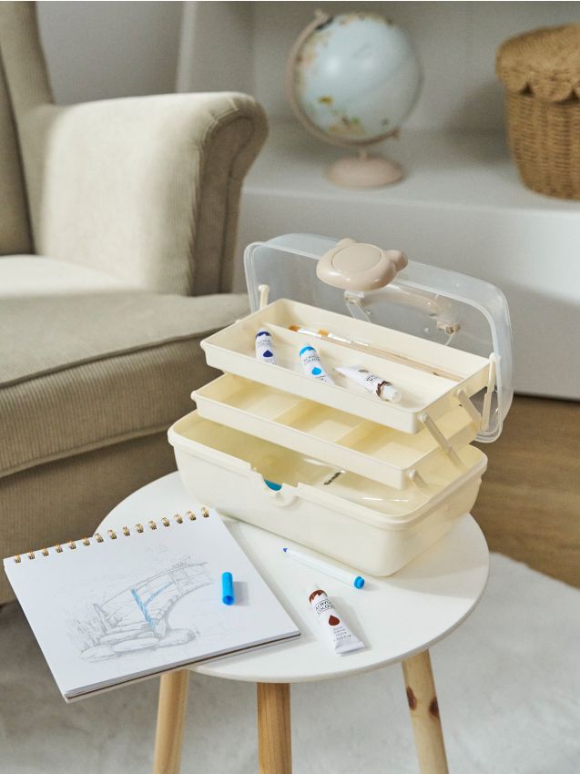 Sinsay - Organizer pliabil cu compartimente - nude