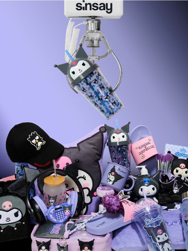 Sinsay - Cană reutilizabilă, cu pai Kuromi - multicolor