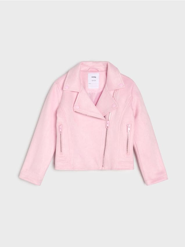 Sinsay - Kurtka ramoneska - różowy