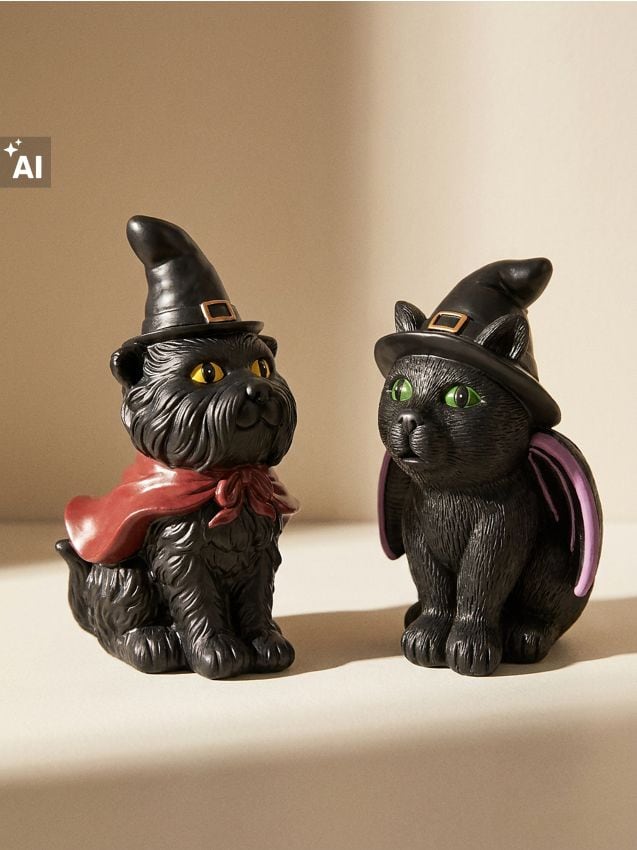 Sinsay - Decorațiune de Halloween 2 pack - negru