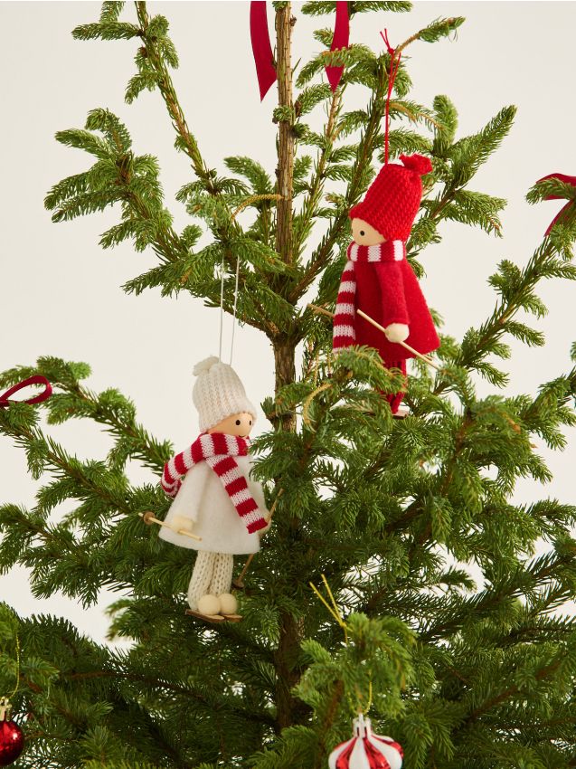 Sinsay - Vianočné ozdoby na stromček, balenie 2 ks - viacfarebná
