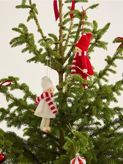 Novogodišnji ukrasi za jelku, pakovanje od 2 komada