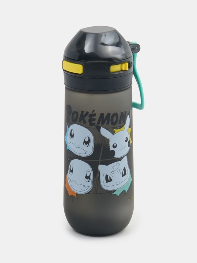 Sinsay - Sticlă de apă Pokémon cu mâner și pai - multicolor