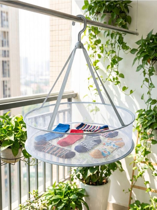 Sinsay - Uscător suspendat din plasă pentru rufe - gri deschis
