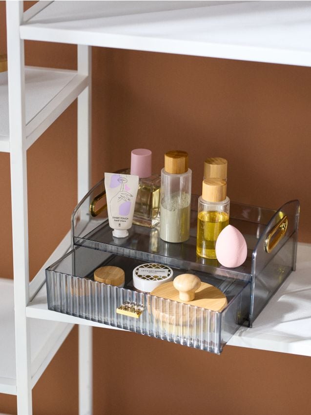 Sinsay - Úložná krabica s rúčkami - čierna