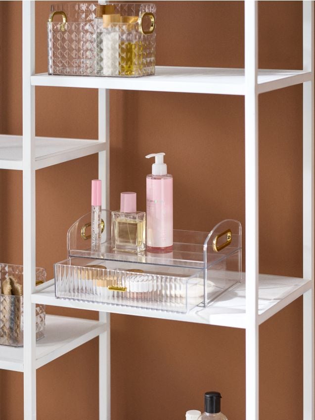 Sinsay - Úložná krabica s rúčkami - clear