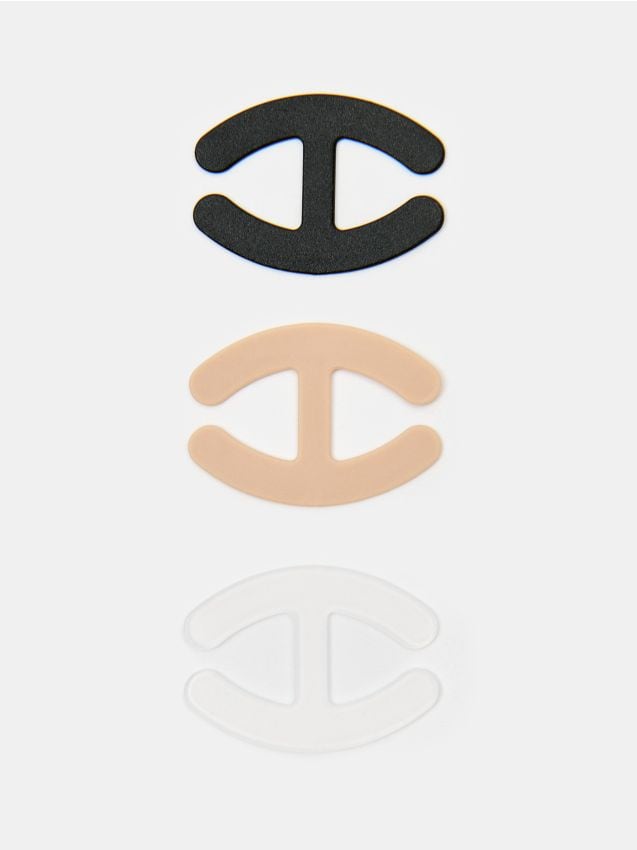 Sinsay - Klipsy do ramiączek 3 pack - wielobarwny