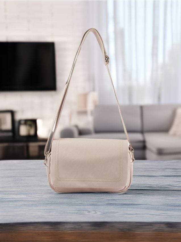 Sinsay - Torebka crossbody - kremowy