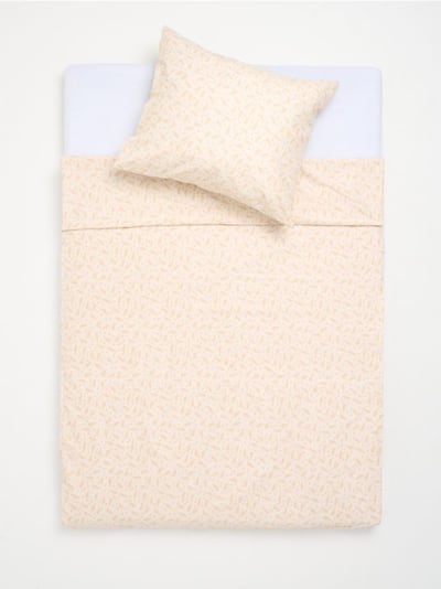 Set de lenjerie de pat cu model vegetal