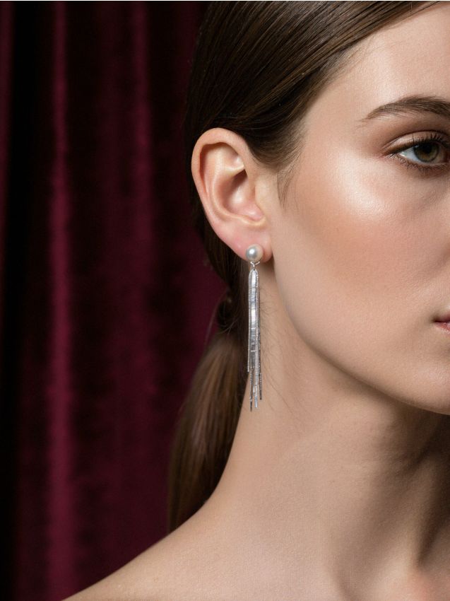 Sinsay - Set de 2 perechi de cercei - argintiu